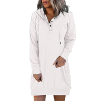 Minimalist Long Women's Hoodie – Valeria