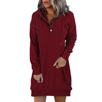 Minimalist Long Women's Hoodie – Valeria