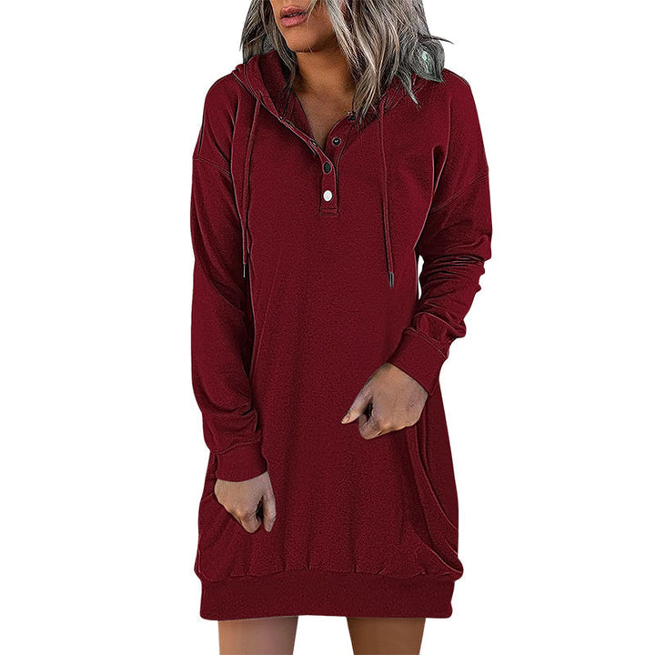 Minimalist Long Women's Hoodie – Valeria