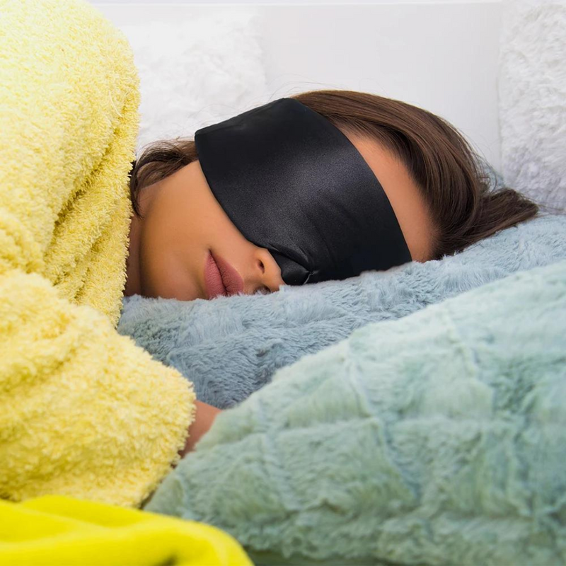 Luksusowa Jedwabna Maska na Oczy do Spania - SilkDream
