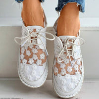 Embroidered Floral Shoes with Supportive Footbed – Lucine