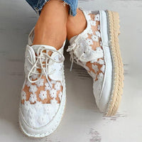 Embroidered Floral Shoes with Supportive Footbed – Lucine