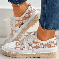 Embroidered Floral Shoes with Supportive Footbed – Lucine