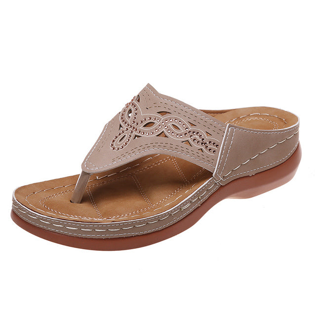 Orthopedic Massage Sandals with Wedge Sole – Soraya