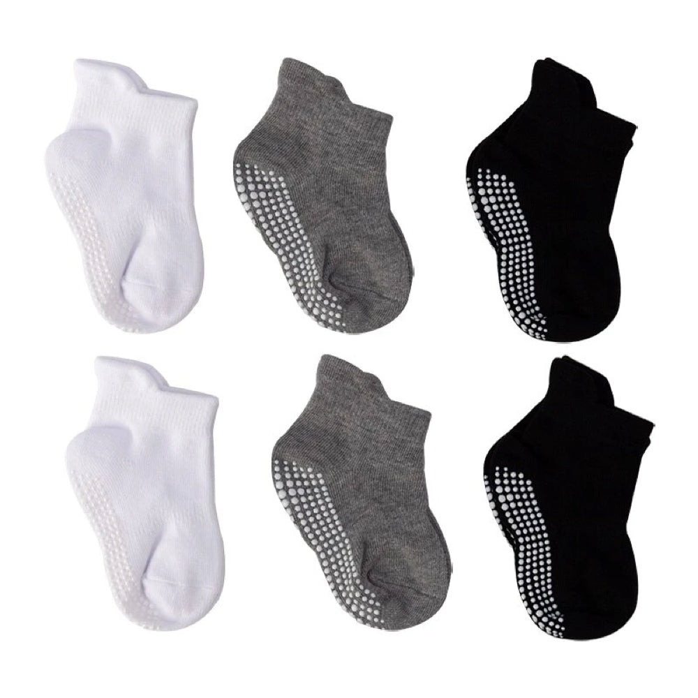 6 Pairs of Non-Slip Baby Socks – Finn
