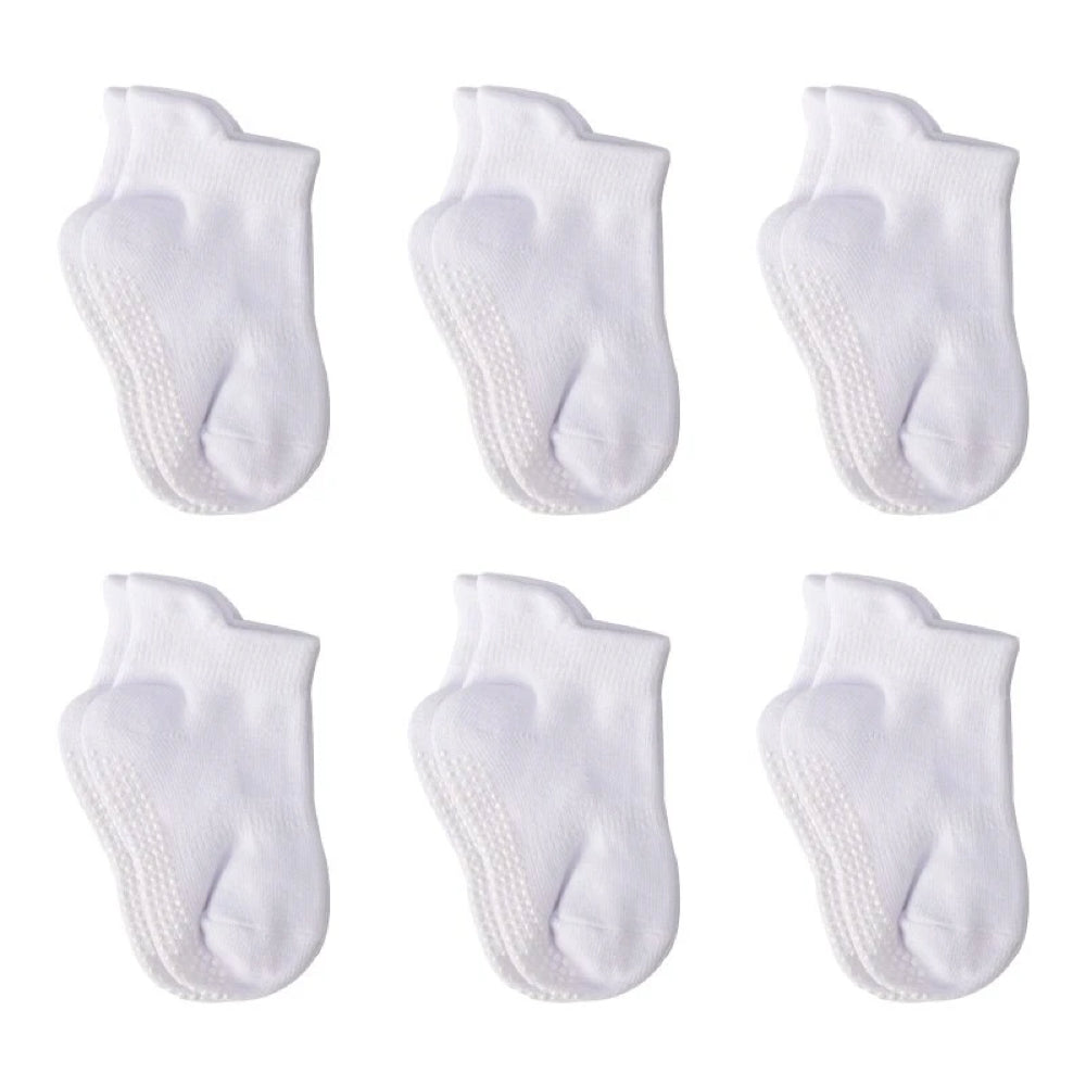 6 Pairs of Non-Slip Baby Socks – Finn