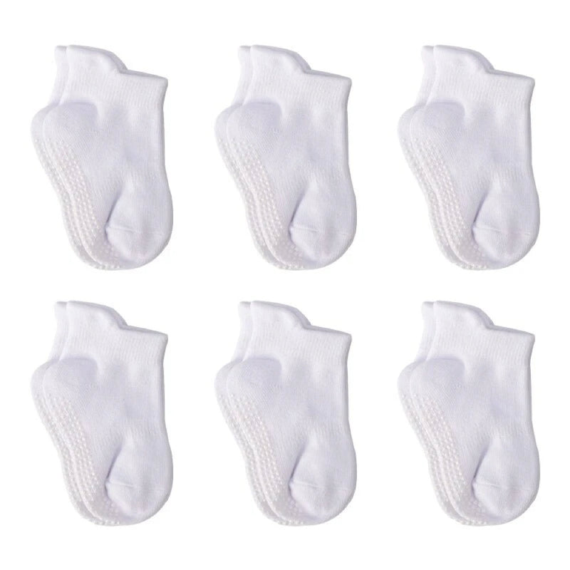 6 Pairs of Non-Slip Baby Socks – Finn