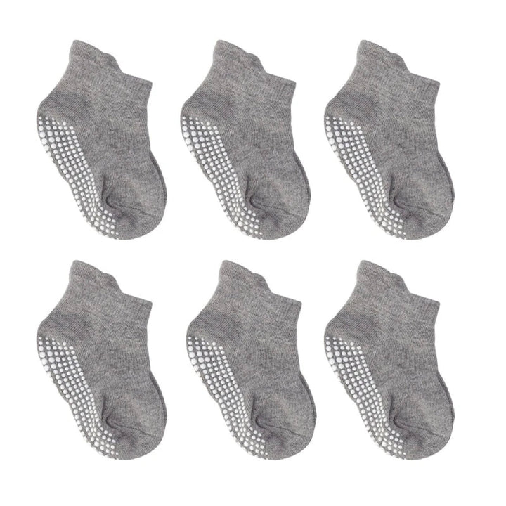 6 Pairs of Non-Slip Baby Socks – Finn