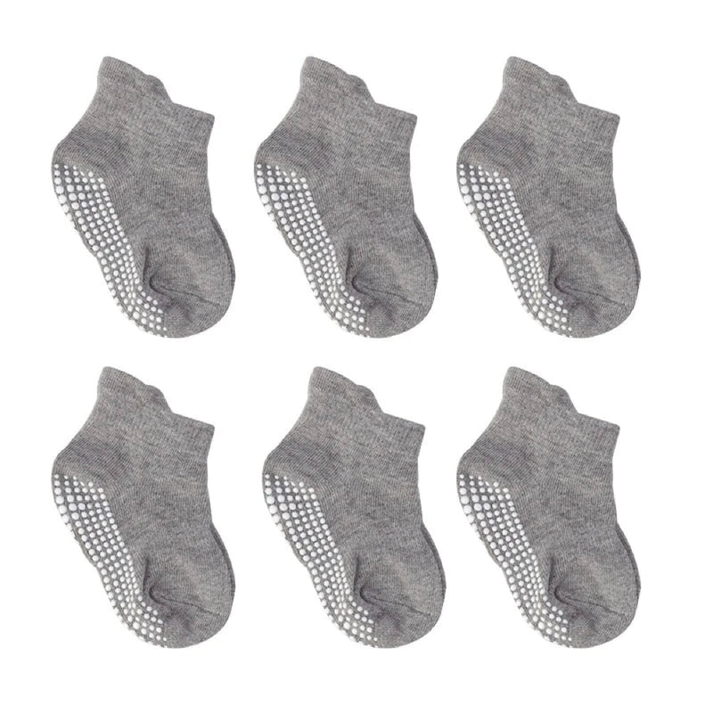 6 Pairs of Non-Slip Baby Socks – Finn