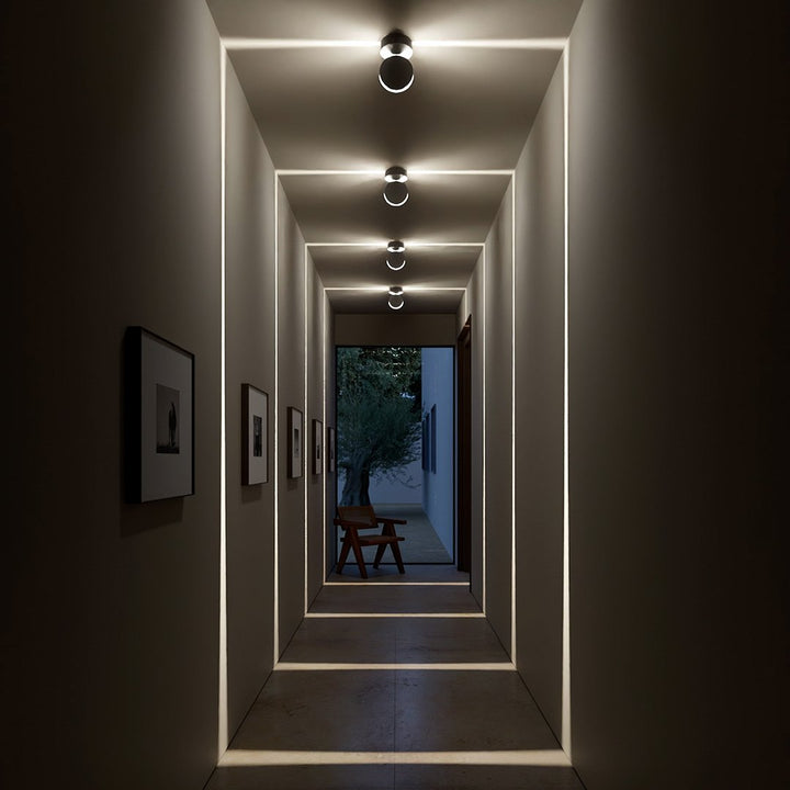 LED Wall Sconce with Spotlight Function | 360° Rotating Head | Square Beam 8