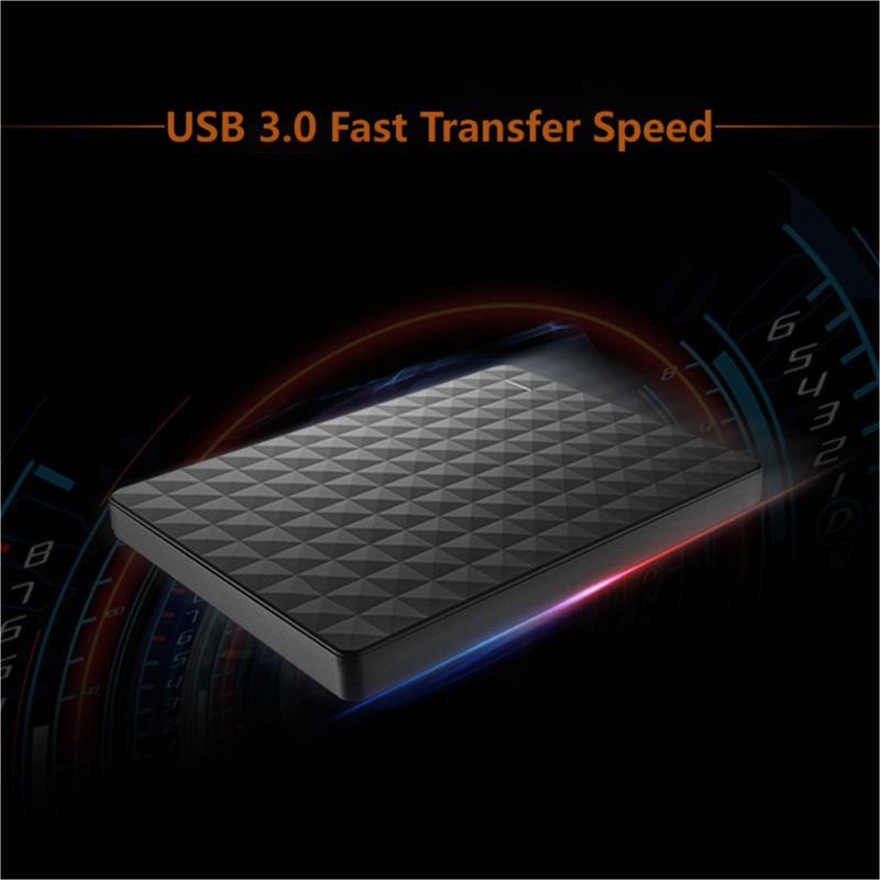 Ultradunne Draagbare Harde Schijf 10TB met USB 3.0 – Axton