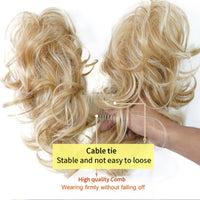 Messy Clip-in Bun with Side Clip – Elina