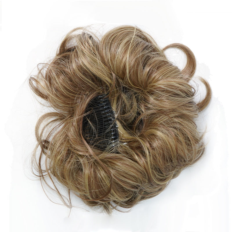 Messy Clip-in Bun with Side Clip – Elina