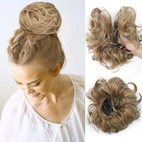 Messy Clip-in Bun with Side Clip – Elina