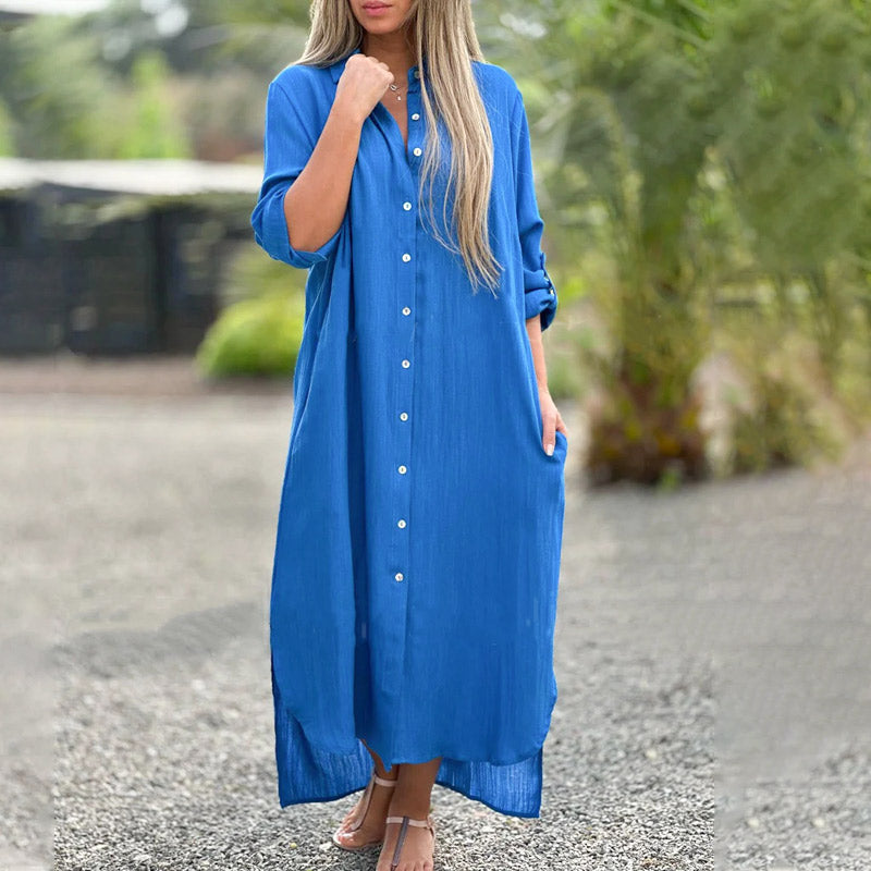 Light polo shirt dress for women – Marlene