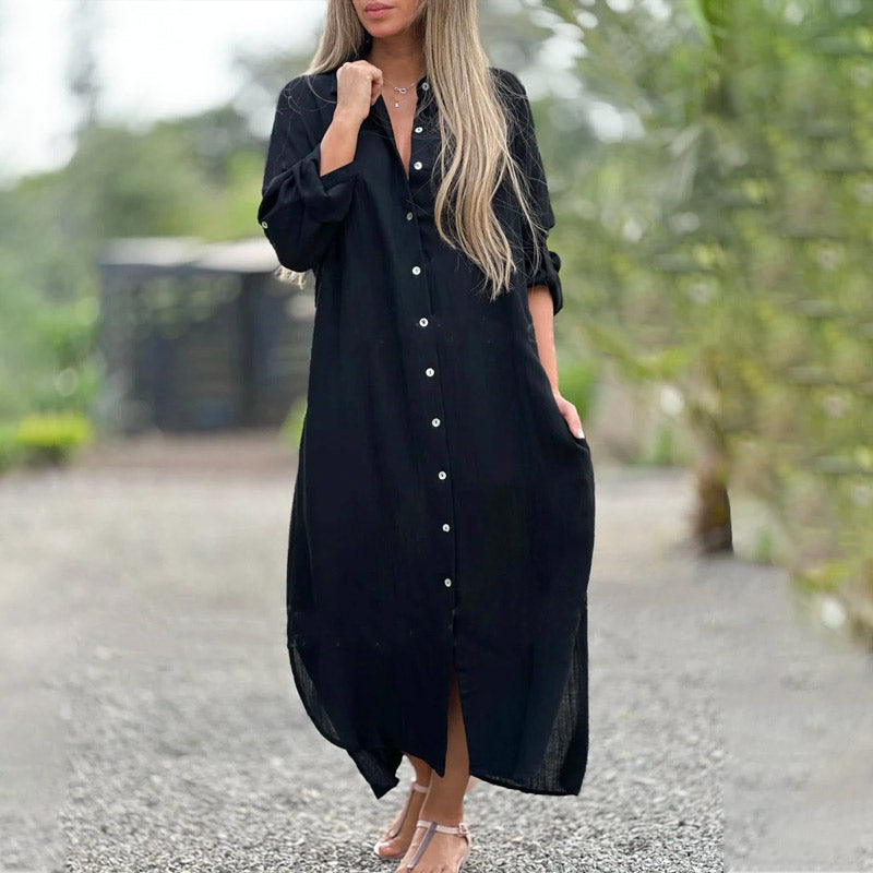 Light polo shirt dress for women – Marlene