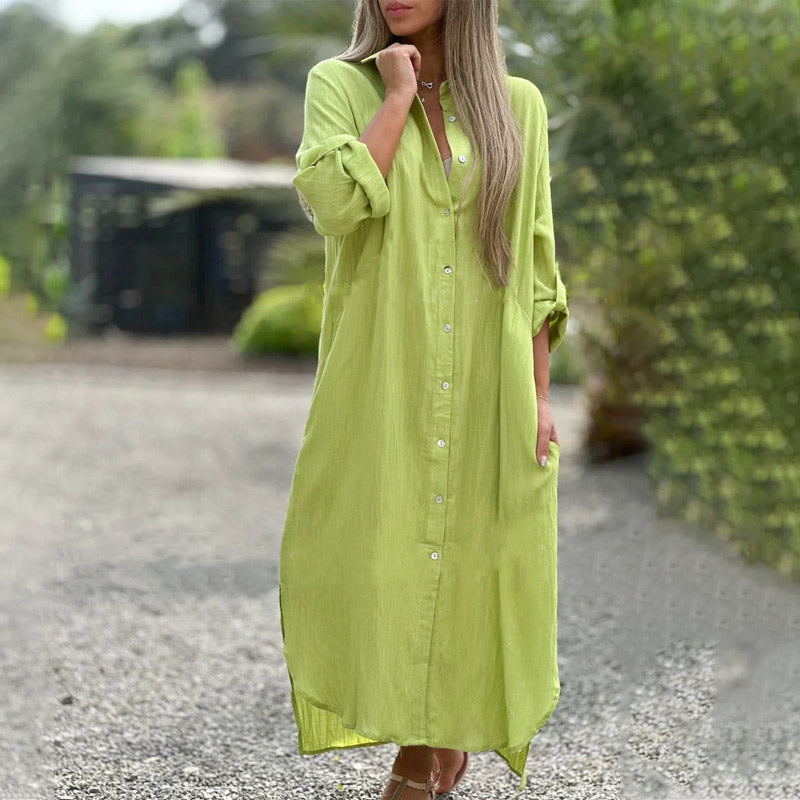 Light polo shirt dress for women – Marlene