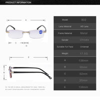 Multifocal Anti-Blue Light Reading Glasses - VisionPlus