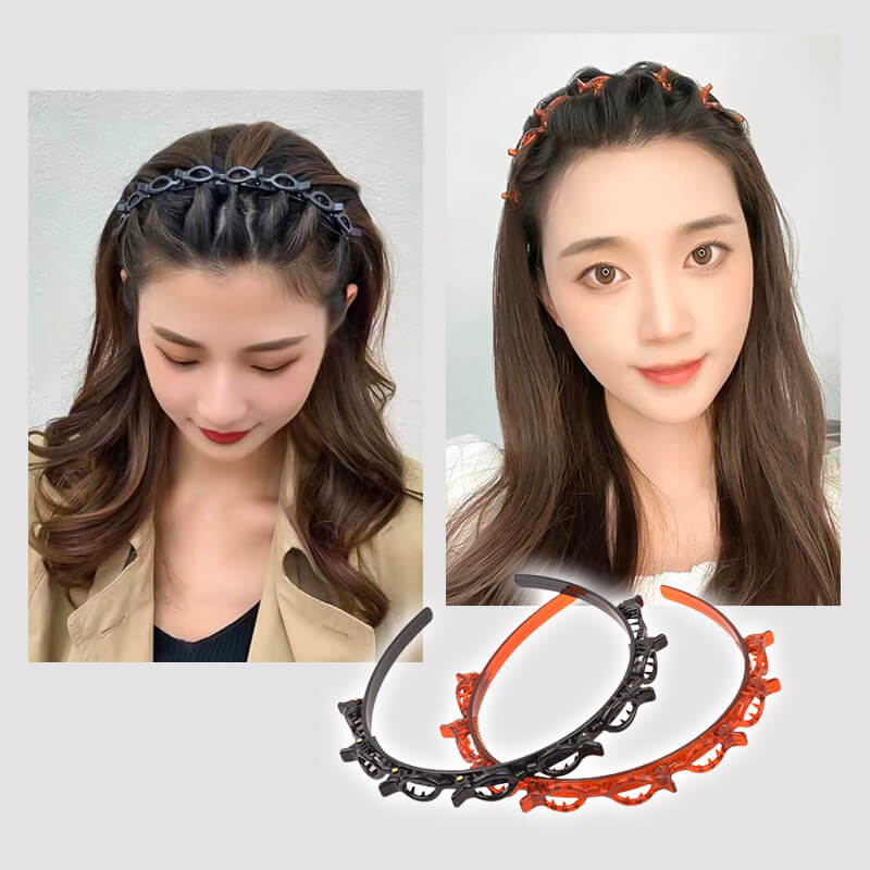 Braided Headband with Grip – Bibi