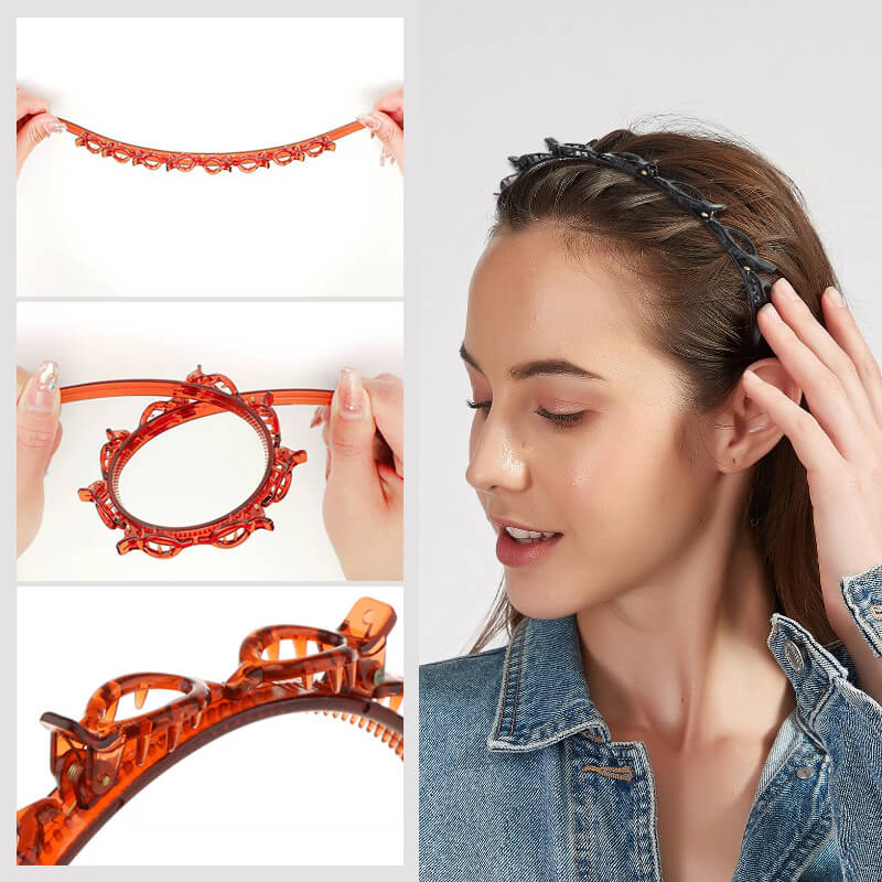 Braided Headband with Grip – Bibi