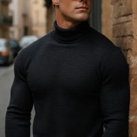 Soft & comfortable men's cotton turtleneck – Jonas