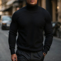 Soft & comfortable men's cotton turtleneck – Jonas
