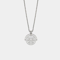 Stylish Sun Pendant Necklace - Aurora