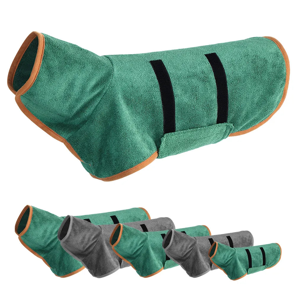 Comfortabele Hondenbadjas - Finn