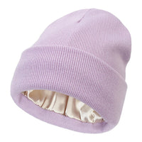 Winter Beanie with Silk Lining - Noor