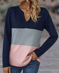 Casual Women's Color Block Sweater – Noëlle