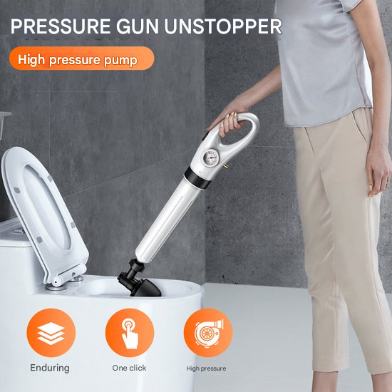 Air Pressure Plunger (Adjustable 1–8 bar) - BlastAir