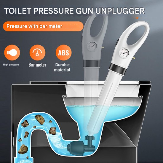 Air Pressure Plunger (Adjustable 1–8 bar) - BlastAir