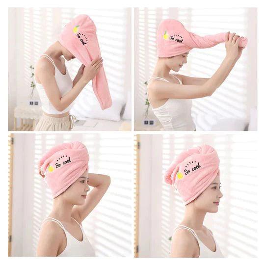 Microfiber Hair Towel - HairDry Pro