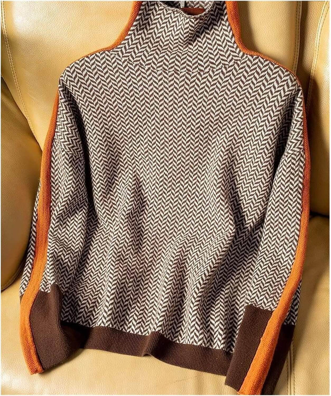 Women's Turtleneck Sweater in Soft Knit – Amira