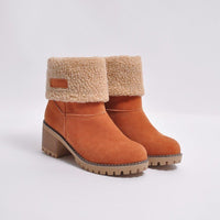 FrostStep zimowe buty | Ocieplane zimowe kozaki na obcasie dla kobiet