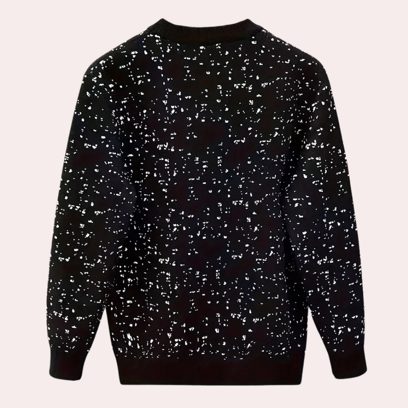 Warm Knitted Men's Sweater - Leon