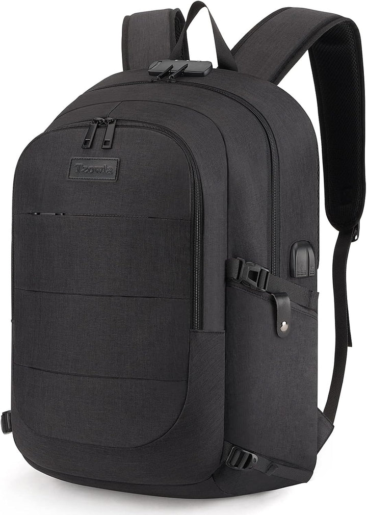 Extra Grote Anti-Diefstal Laptop- en Reisrugzak met USB-poort - 30–50L
