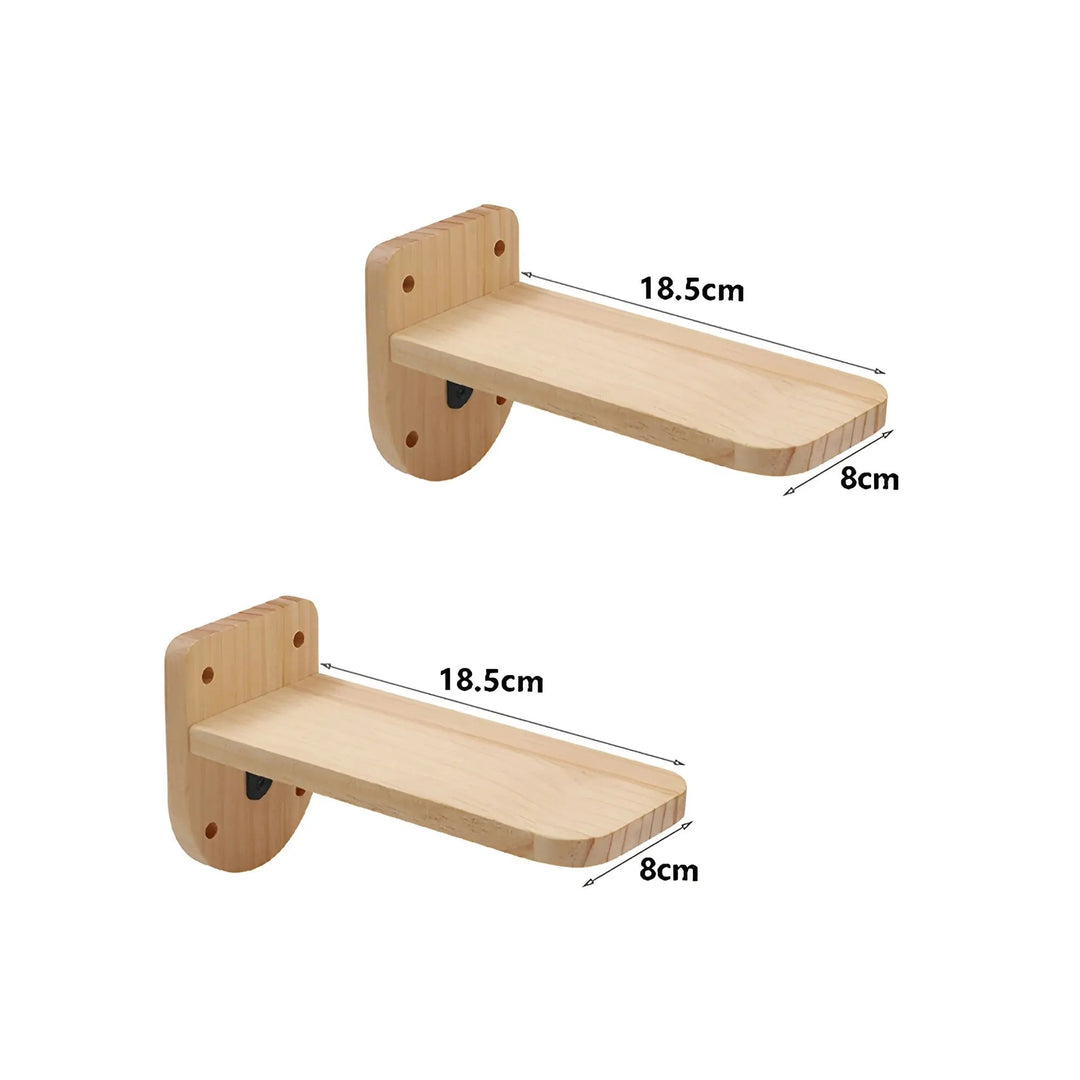 Wandklimplank voor Katten met Krabpaal - ClimbPaws