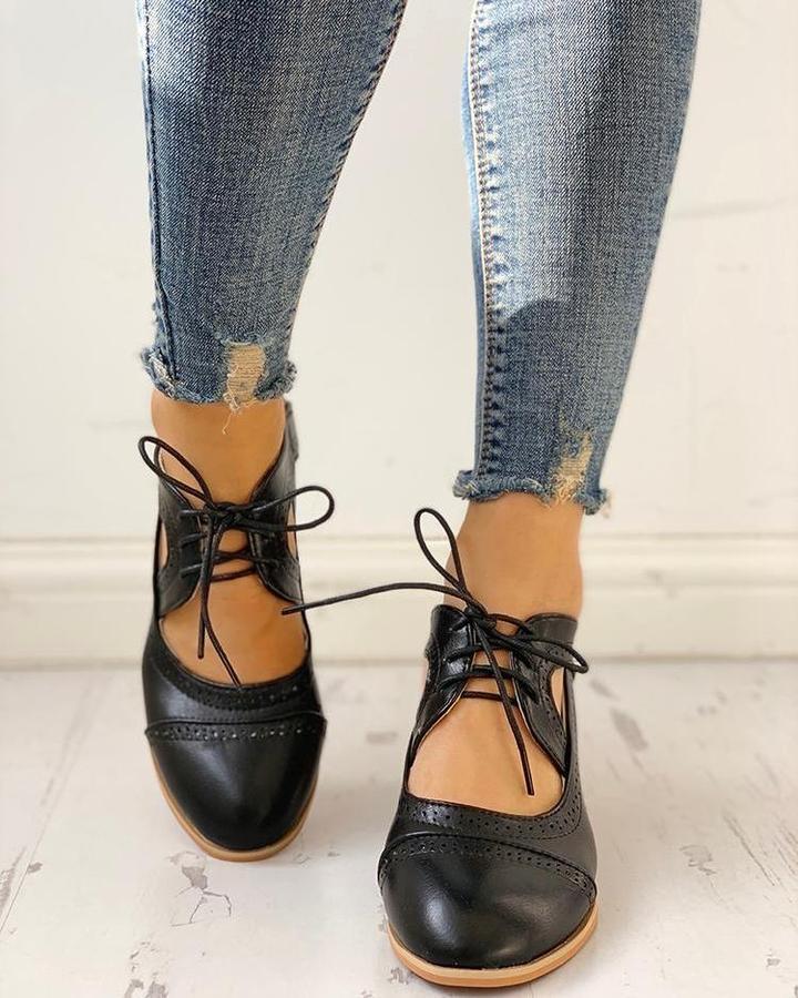 Ortodontyczne buty vintage - Lucia