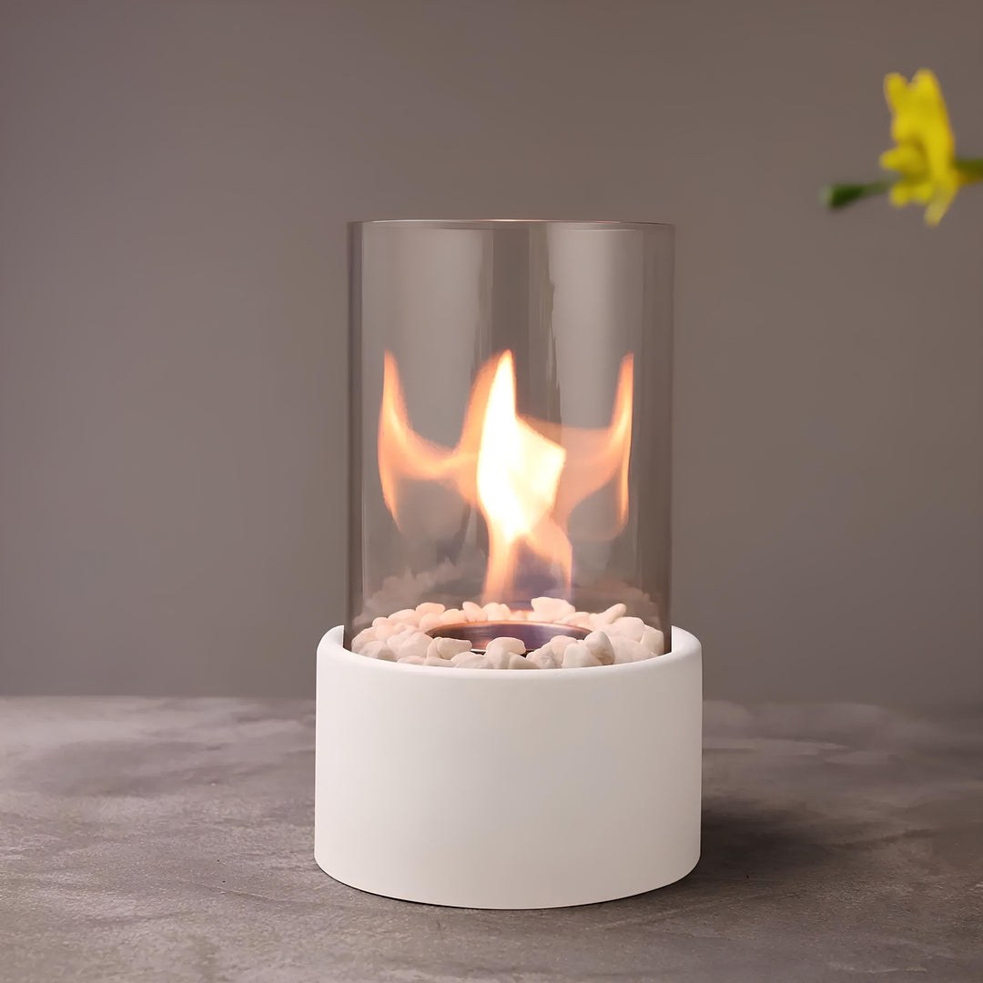 Classic Oil Lamp with Open Flame - Lumora