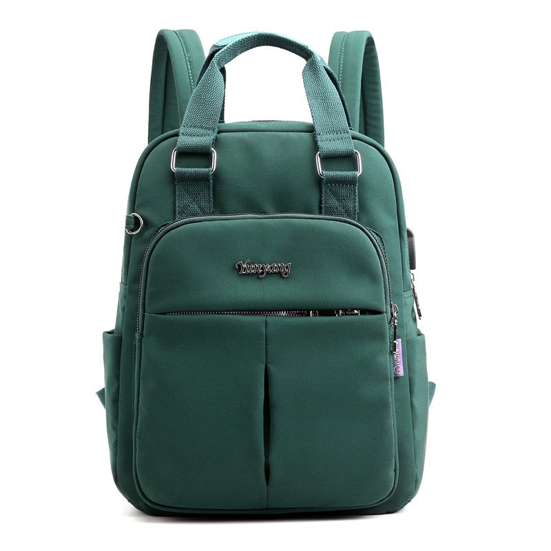 Waterproof USB Charging Anti-Theft Backpack – Multi-Pocket Design