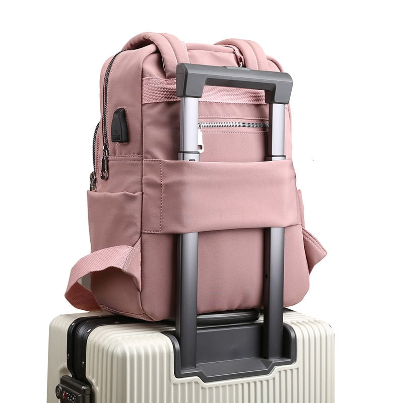 Waterproof USB Charging Anti-Theft Backpack – Multi-Pocket Design