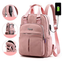 Waterproof USB Charging Anti-Theft Backpack – Multi-Pocket Design
