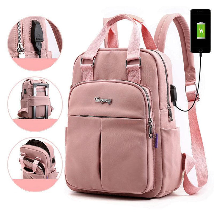 Waterproof USB Charging Anti-Theft Backpack – Multi-Pocket Design