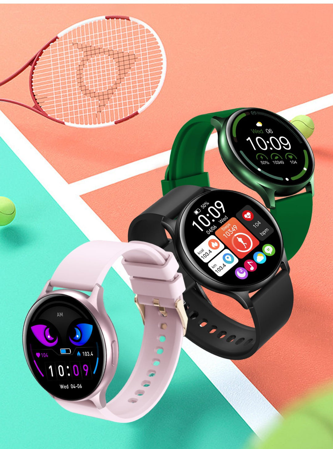 Smartwatch and Fitness Tracker with Bluetooth - SmartVibe Pro