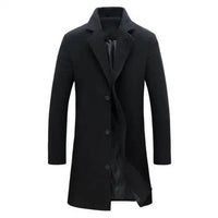 Wool Men's Coat for Fall and Winter - Tomas