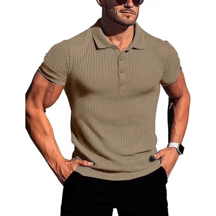 Comfortabel & Stijlvol Ademend Heren Poloshirt met Knopsluiting – Nevan