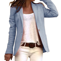 Lightweight Women's Blazer with Notched Collar – Maris