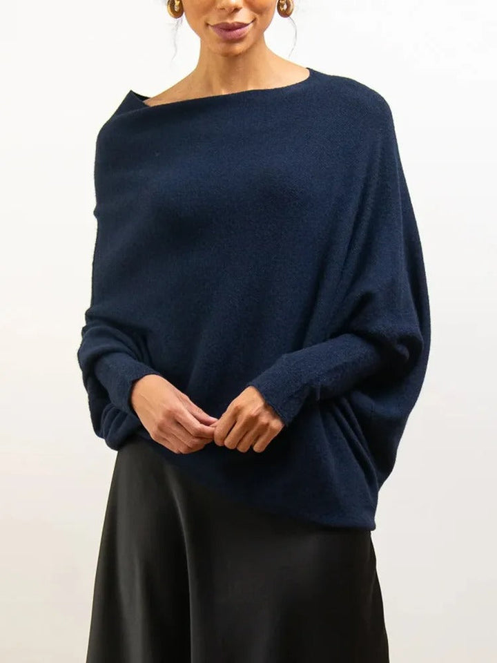 Trendy Off-Shoulder Sweater for Women - Livia