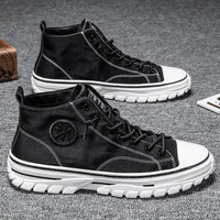 Trendy Urban Canvas Sneakers for Men - Viktor